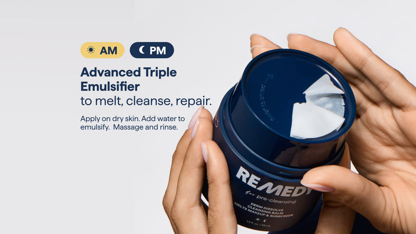 REMEDY for pre-cleansing - derm dissolve cleansing balm – Remedy ...